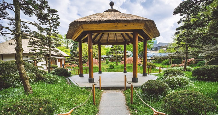 estética de los jardines japoneses